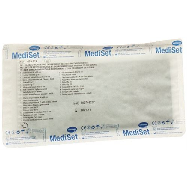 مجموعة MEDISET الجراحية الصغيرة + Débridement رقم 2