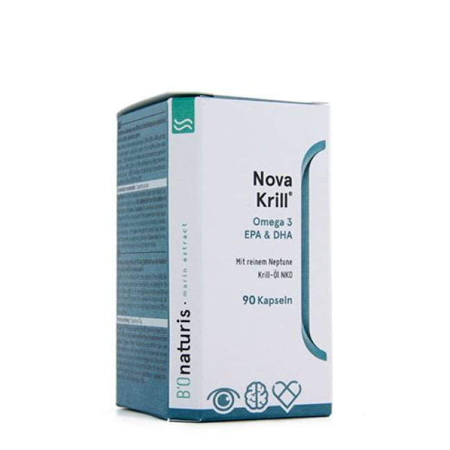 NOVA KRILL NKO krilový olej Kaps 500 mg 90 ks