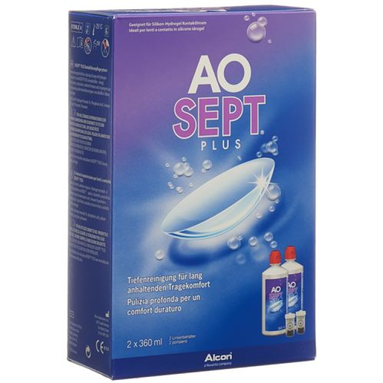 Aosept Plus liq 2 x 360 មីលីលីត្រ