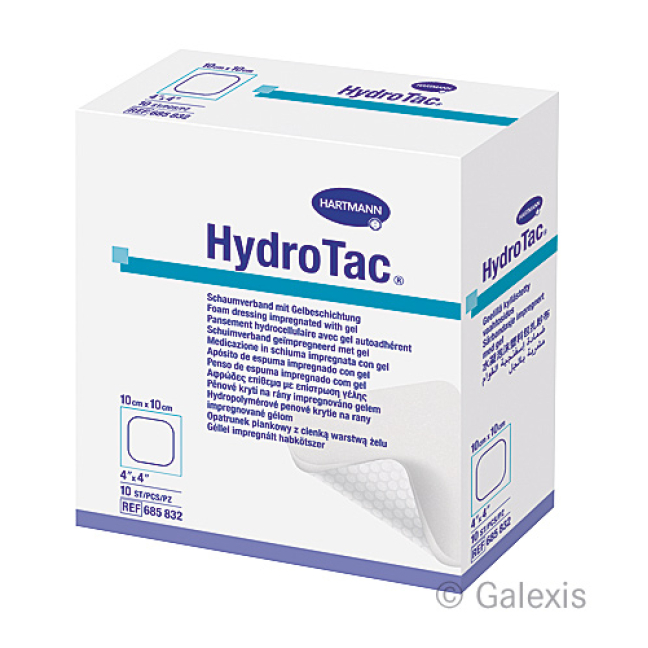 HydroTac Wound Dressing 10x10cm Sterile 10 pcs