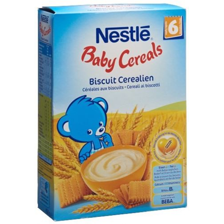 Μπισκότα Nestlé Baby Δημητριακά 6 μηνών 450 γρ