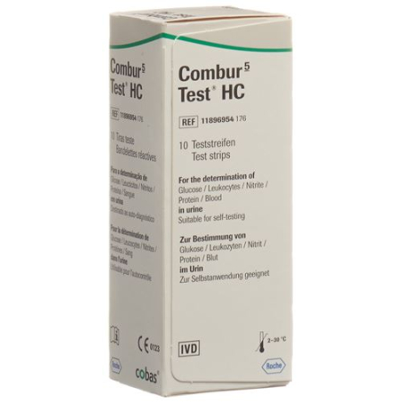 Combur 5 Туршилтын тууз HC 10 ширхэг
