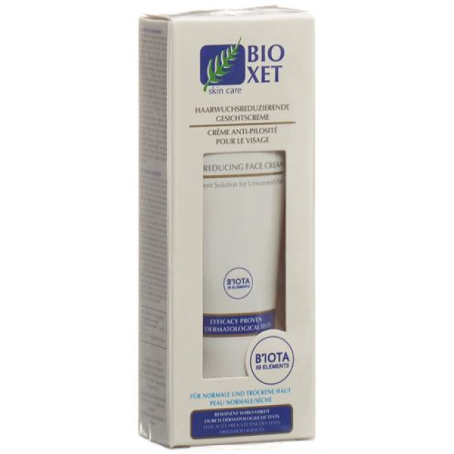 Bioxet haarwuchsreduzierende crema facial normal/seca 50 ml