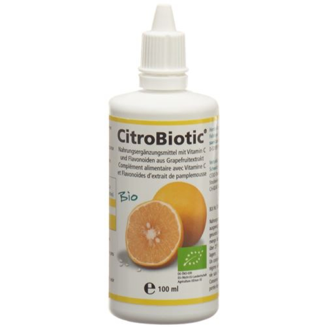 Extrait de pépins de pamplemousse Citrobiotic Bio 100 ml