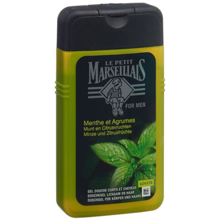 LE PETIT MARSEILLAIS sprchový šampon M máta & citrus 250 ml