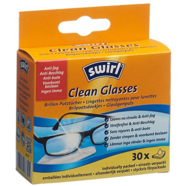 Swirl glasses cleaning cloths 30 pcs
