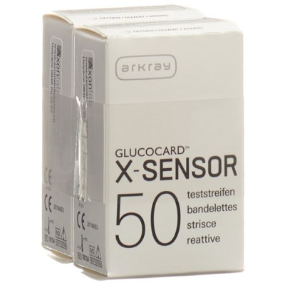 បន្ទះតេស្ត glucocard x-sensor 100 កុំព្យូទ័រ