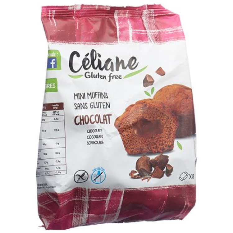 Les Recettes de Céliane mini muffin csokis gluténmentes 210 g