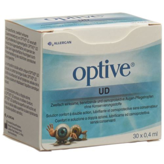 Optive Unit Dose eye care drops 30 monodos 0.4 ml