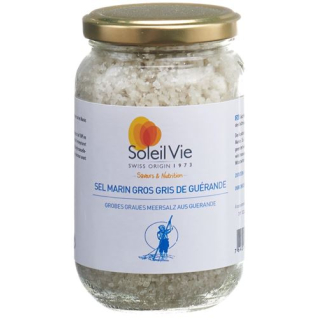 SOLEIL VIE Gros sel marin gris de Guérande boîte 300 g