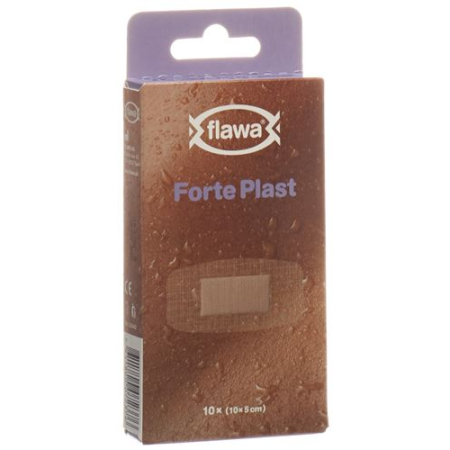Flawa Forte Plast Plaster Strips 5x10cm 10 Pcs