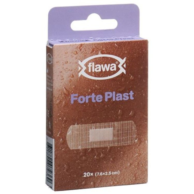 Flawa Forte Plast 2,5cmx7,6cm 20 ks