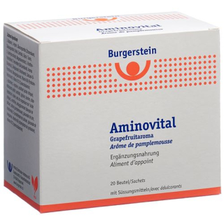Burgerstein Aminovital грейпфрут ұнтағы 20 пакет