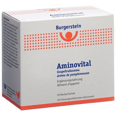 Burgerstein Aminovital Grapefruktpulver 20 påsar