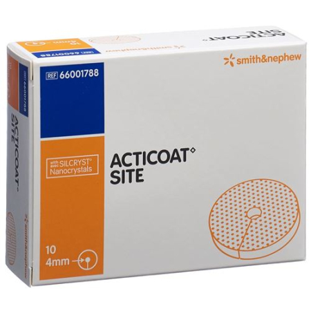 Acticoat Site 伤口敷料 2.5 厘米圆形 10 片