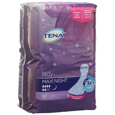 TENA Lady Maxi Night diskrétní 12 ks