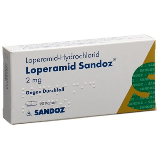 Loperamide Sandoz Kaps 2 mg 20 pcs