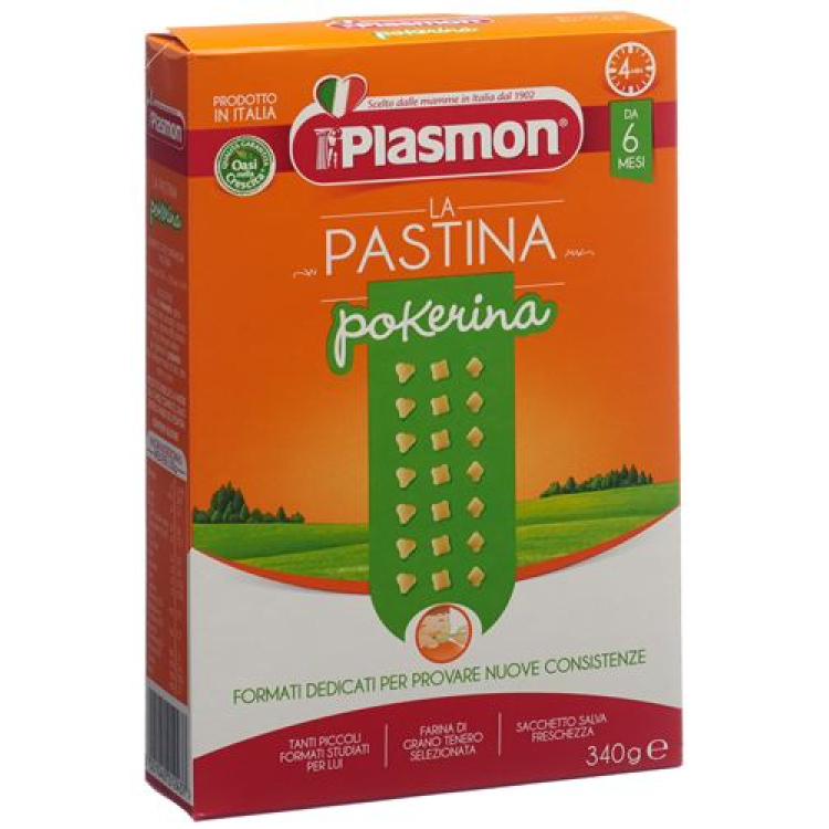 PLASMON pastina pokerina 340 ក្រាម។