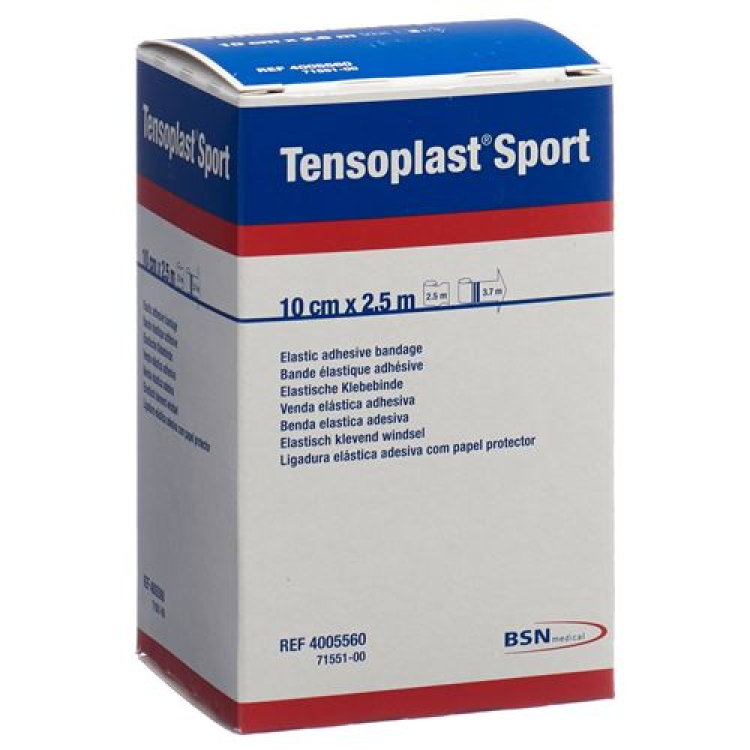 TENSOPLAST SPORT ელასტიური ლენტი 10cmx2.5m