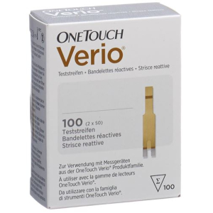 Tiras de teste One Touch Verio 100 unid.