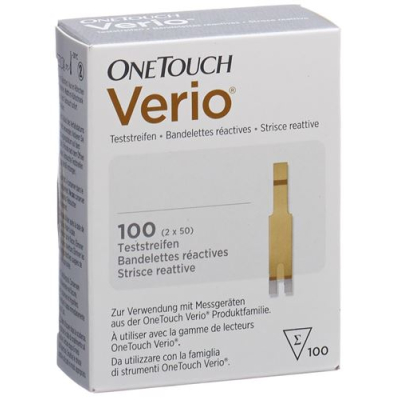 One touch verio testo juostelės 100 vnt