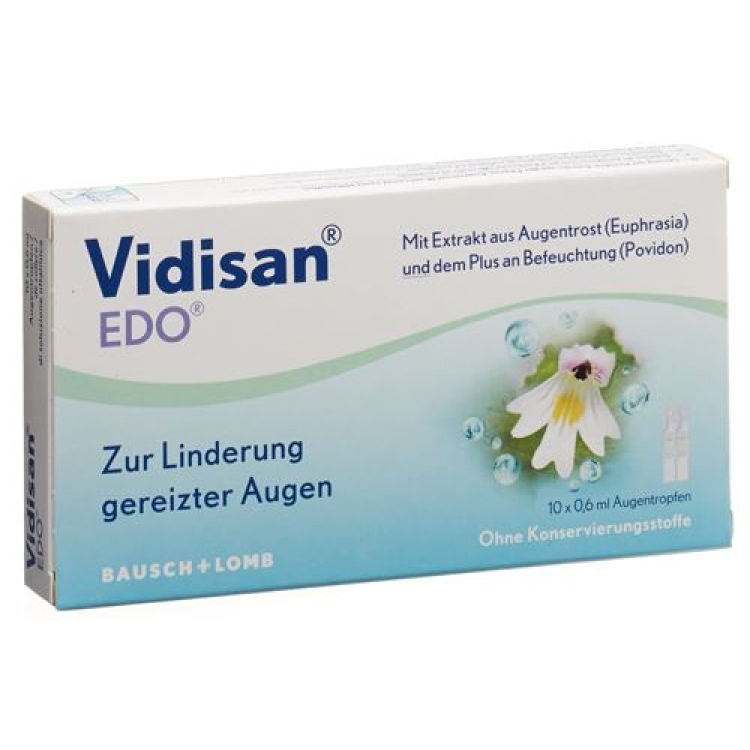 Vidisan EDO Gd Opht 10 Unidos 0.6 ml