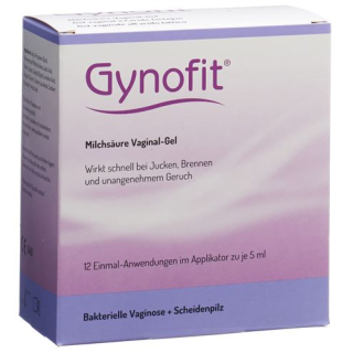 GYNOFIT lactic acid gel vaginal gel 12 x 5 ml