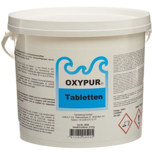 Oxypur oxigênio ativo 100g 24 peças