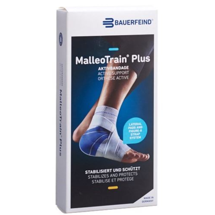 MalleoTrain Plus bandage actif taille 3 droit titane