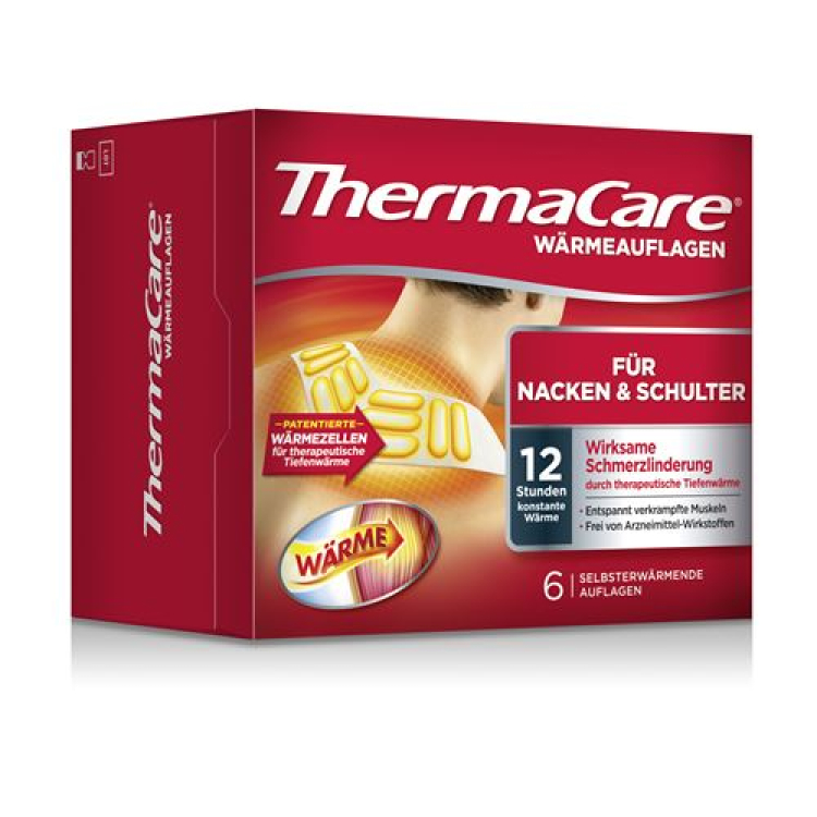 ThermaCare® opora za vrat in roke 6 kosov