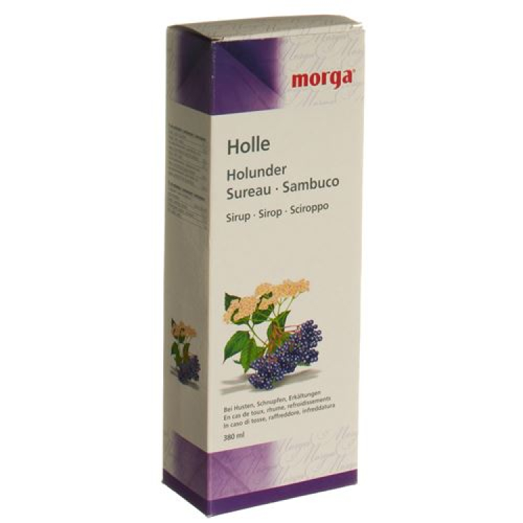 Morga sirap elderberry Fl 380 ml