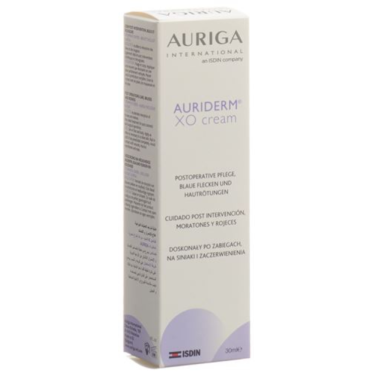 Auriderm XO Cream կարմրություն. Կապտուկներ և կապտուկներ Tb 30 մ