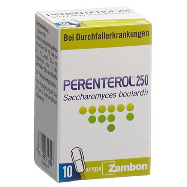 Perenterol Kaps 250 mg 10 pcs