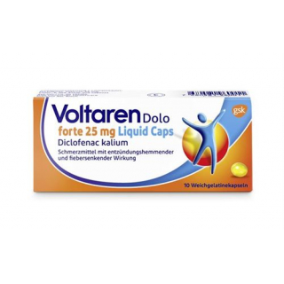 Voltaren Dolo forte Liquid Caps 25 mg 10 τεμ