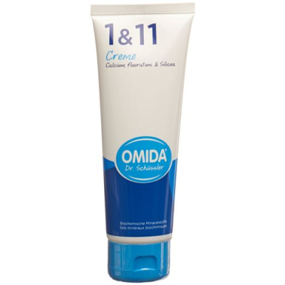 Omida schüssler nr1 and 11 kalsium fluorit və silicea krem ​​tube 125 ml