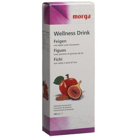 MORGA sveikatingumo gėrimas figos 380 ml