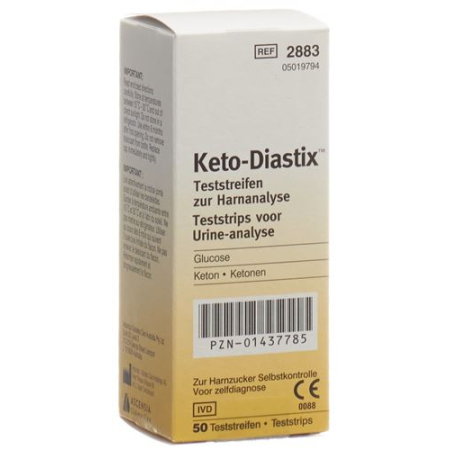 Buy Keto Diastix strip 50 pcs at Beeovita