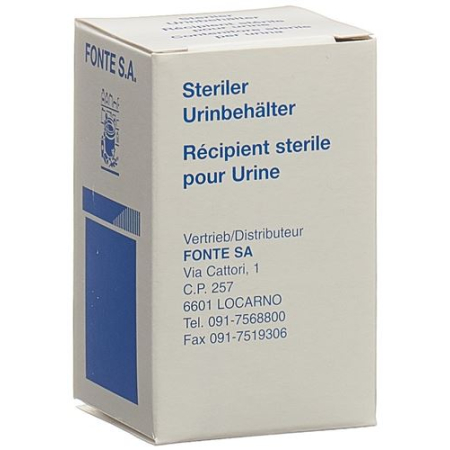 Contenants d'urine FONTE 60 ml stériles