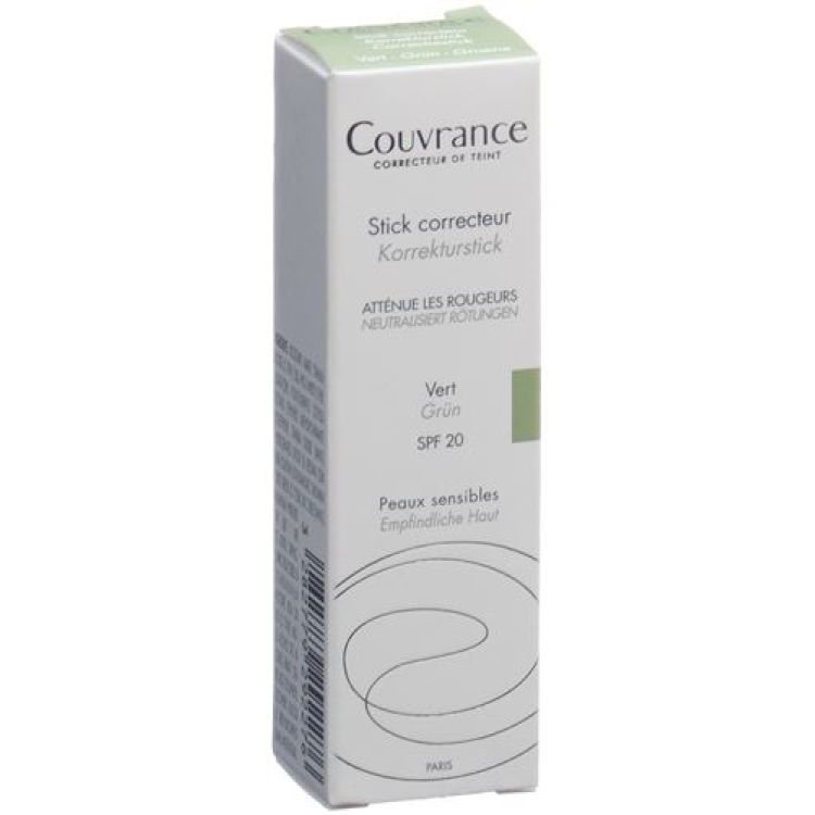 Avene Couvrance стик для корекції зелений 3 г