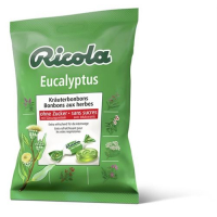 Ricola Okaliptüs bitki damlası şekersiz 125 gr Btl