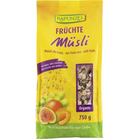 RAPUNZEL fruit muesli bag 750 g