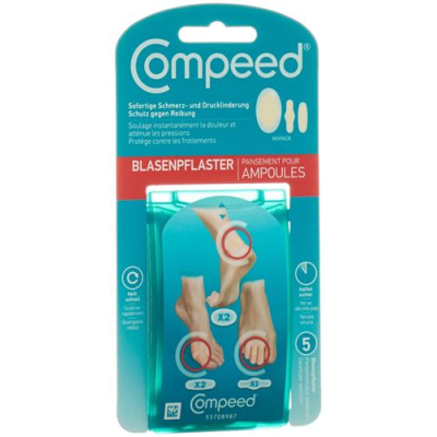 Compeed блистер пластир микс 5 бр