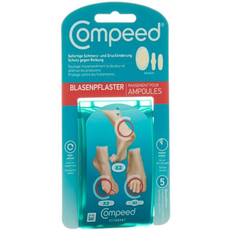 Compeed blistergipsblanding 5 stk