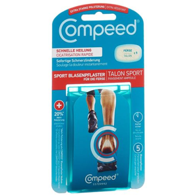 Compeed sports žulj na peti 5 kom