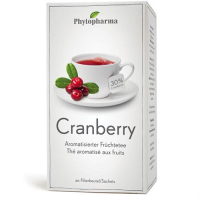 Phytopharma cranberry tea 20 שקיות