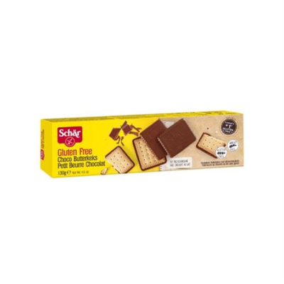 Schär butterkeks choco គ្មានជាតិស្ករ 130 ក្រាម។