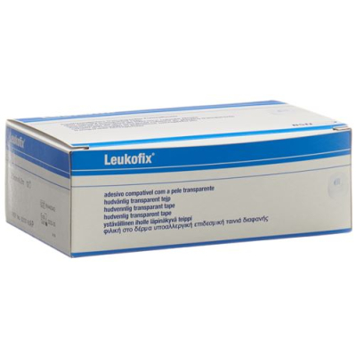 Leukofix adhesive plaster 9.2mx2.5cm transp. 12 pcs