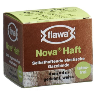 FLAWA NOVA HAFT benda di garza elastica 4cmx4m o lattice