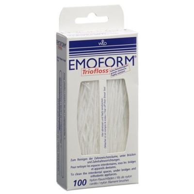 Emoform trio floss disp 100 ភី