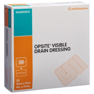 Visible Opsite dressing drain drainage bandage 20 pcs 9x10cm